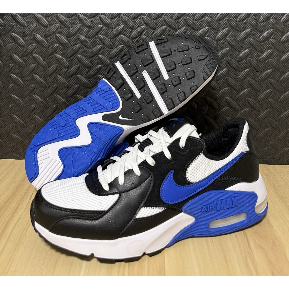 Nike Air Max Excee White Royal Blue Black Sneakers FQ8738-010 Mens Size 10 NEW